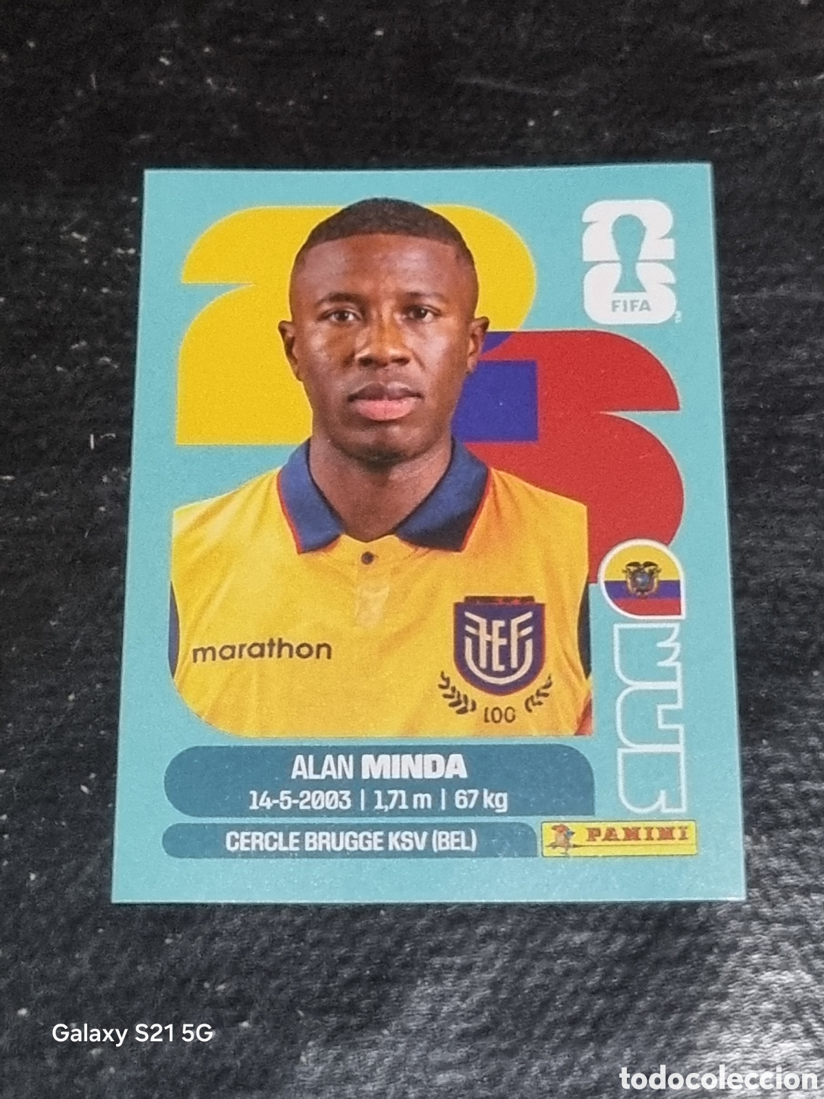 Coleccionismo Cromos antiguos: 18 - MINDA , ECUADOR FIFA WORLD CUP 2026