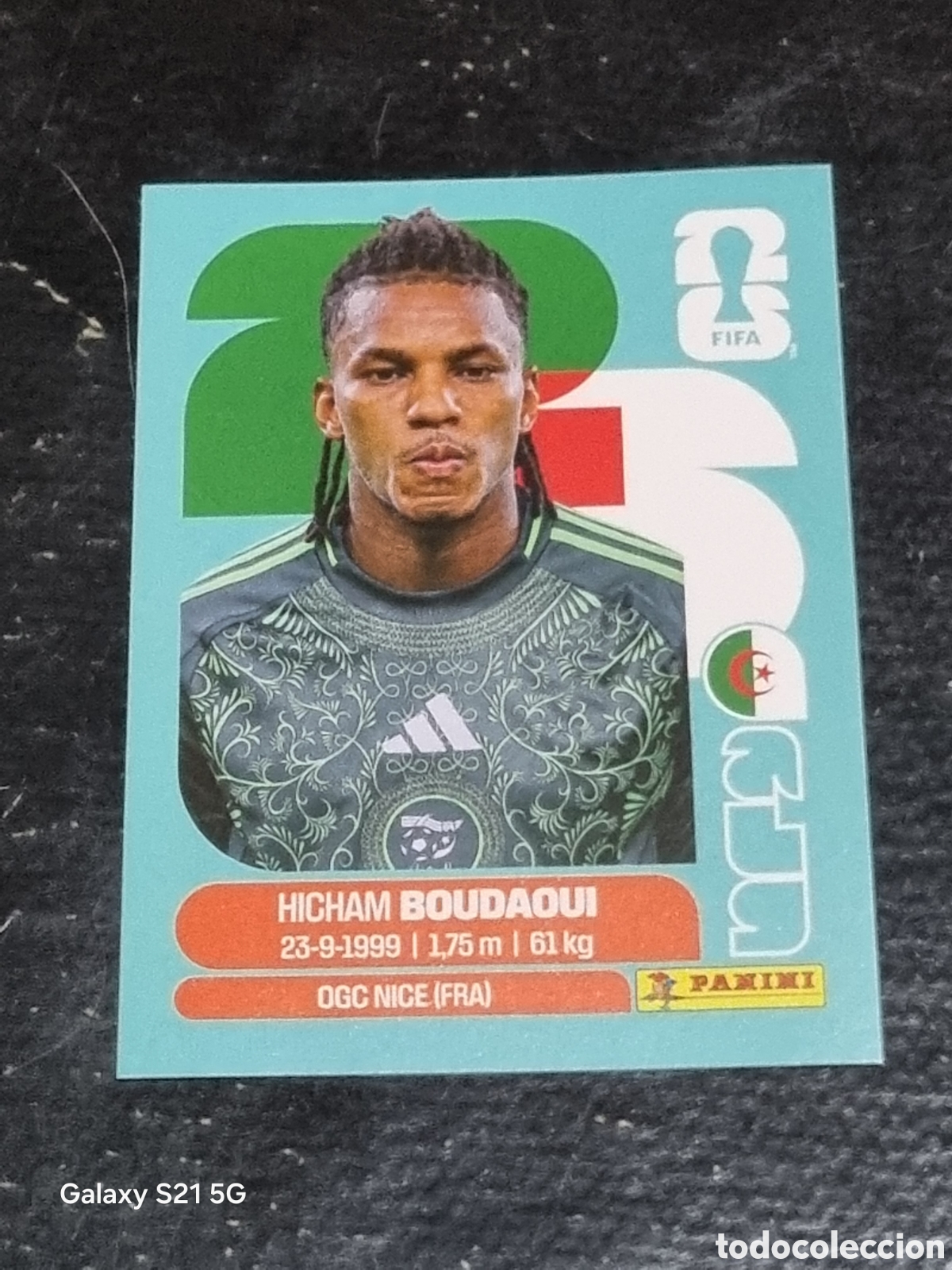Coleccionismo Cromos antiguos: 10 - BOUDAOUI , ALGERIA FIFA WORLD CUP 2026