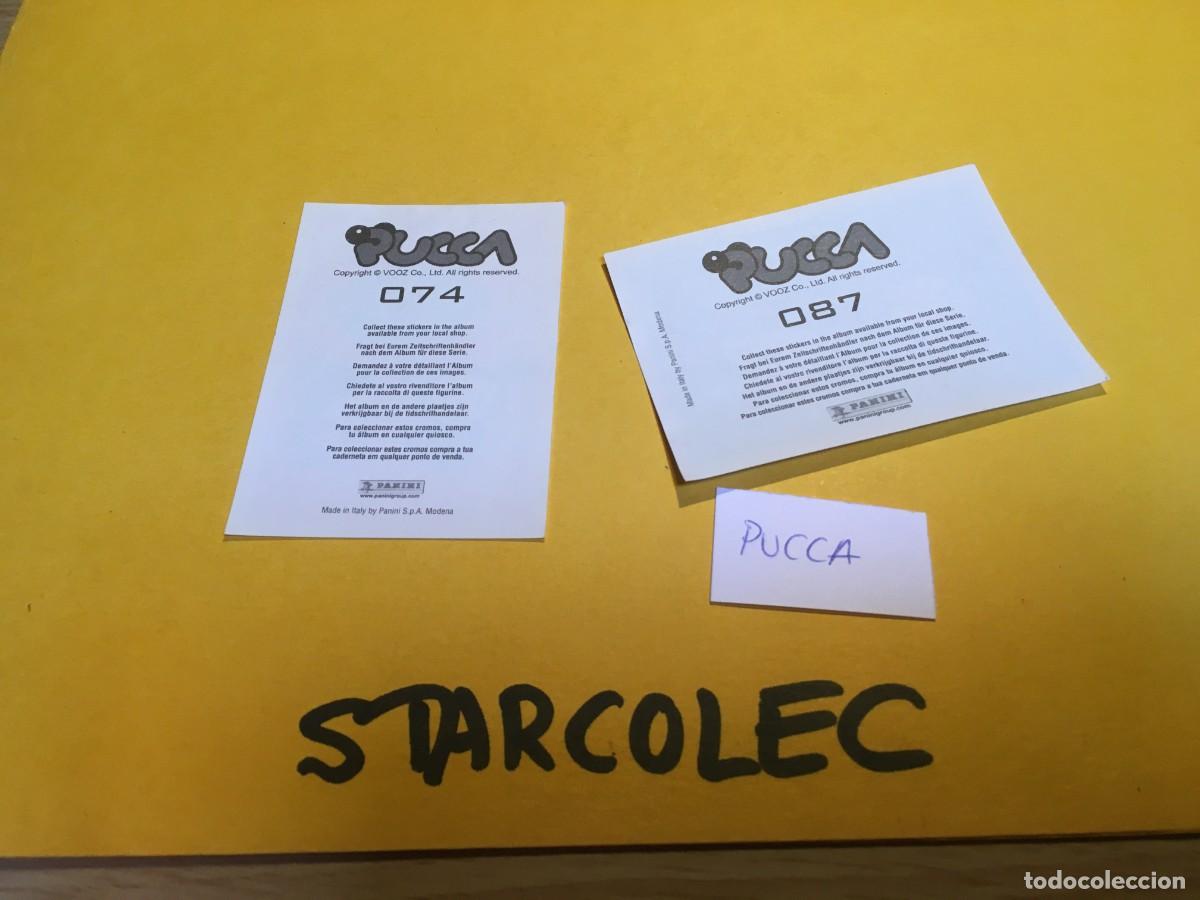 Coleccionismo Cromos antiguos: CROMOS PUCCA LOTE DE 2 CROMOS SIN PEGAR (VER ULTIMA FOTO)