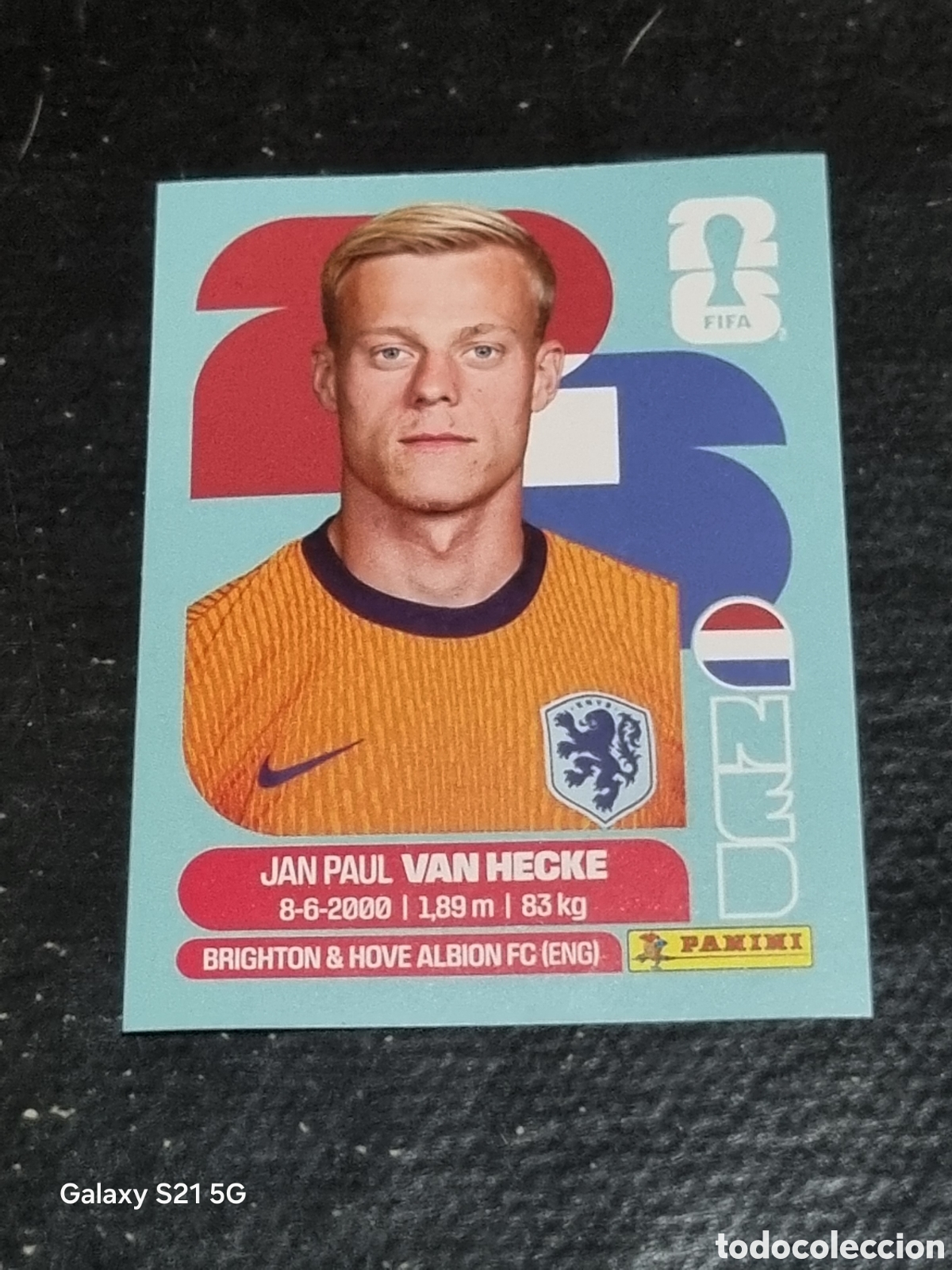 Coleccionismo Cromos antiguos: 9 - VAN HECKE , HOLANDA FIFA WORLD CUP 2026