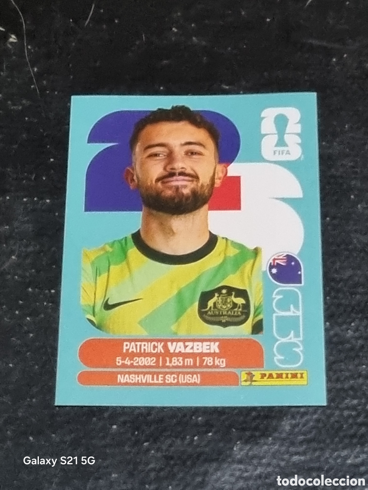 Coleccionismo Cromos antiguos: 16 - VAZBEK , AUSTRALIA FIFA WORLD CUP 2026