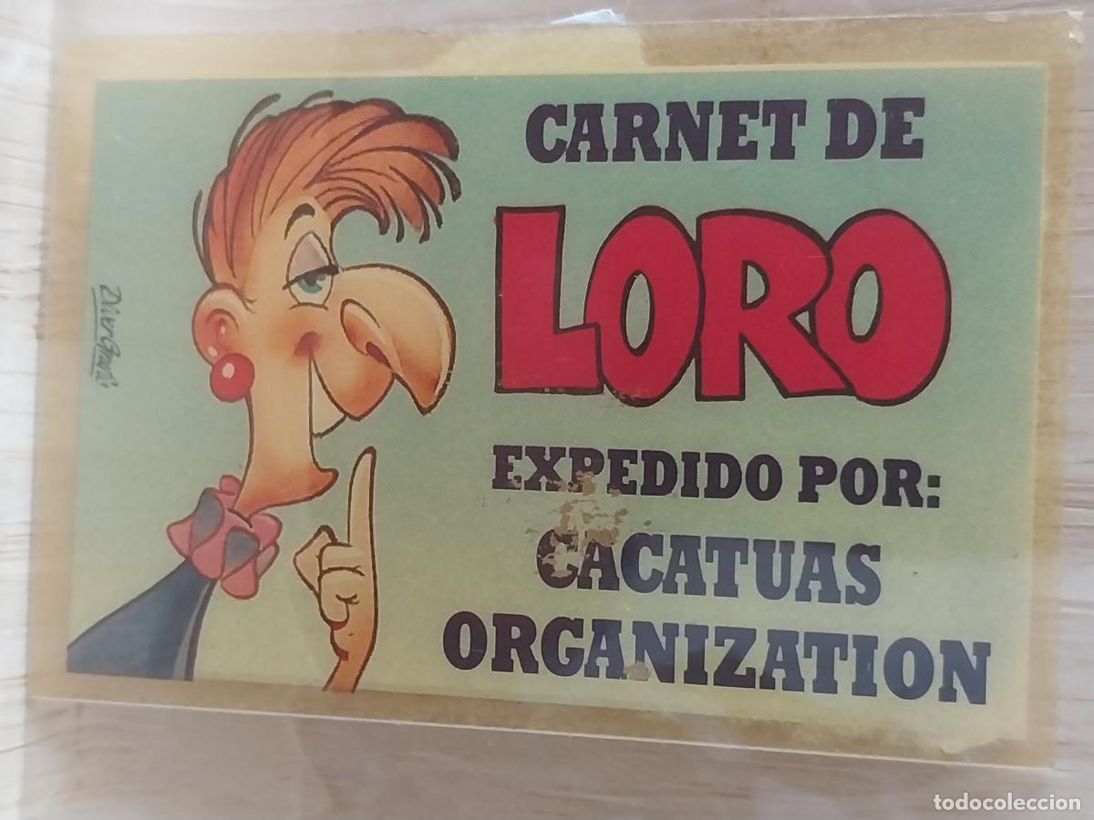 Coleccionismo Cromos antiguos: BOLLYCAO CARNET DE LORO CROMO RECUPERADO ORIGINAL VINTAGE VER FOTO DORSO