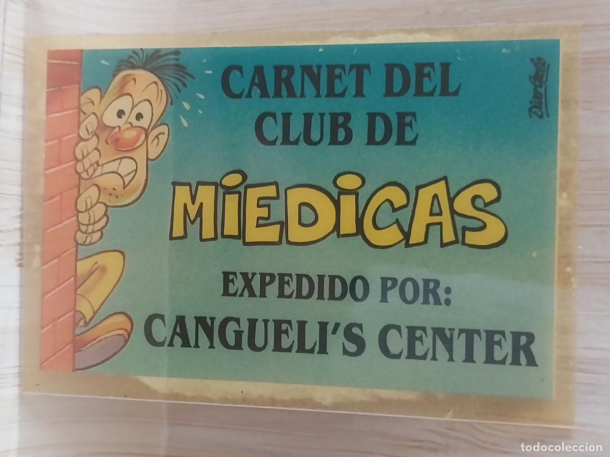 Coleccionismo Cromos antiguos: BOLLYCAO CARNET CLUB MIEDICAS CROMO RECUPERADO ORIGINAL VINTAGE VER FOTO DORSO