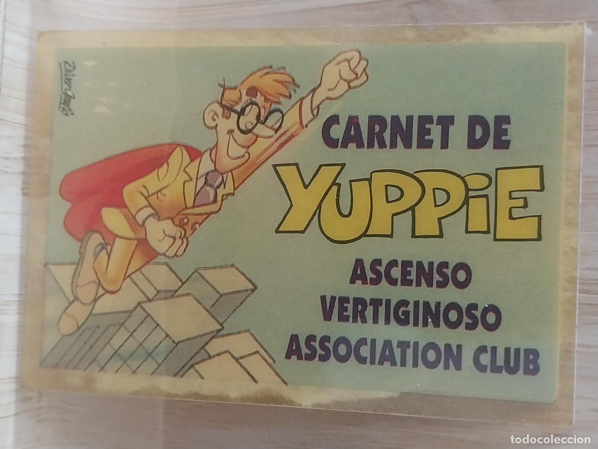 Coleccionismo Cromos antiguos: BOLLYCAO CARNET YUPPIE CROMO RECUPERADO ORIGINAL VINTAGE VER FOTO DORSO