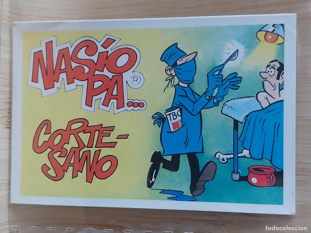 Coleccionismo Cromos antiguos: BOLLYCAO NASIO PA CORTESANO CORTE SANO CROMO 11 RECUPERADO ORIGINAL VINTAGE VER FOTO DORSO