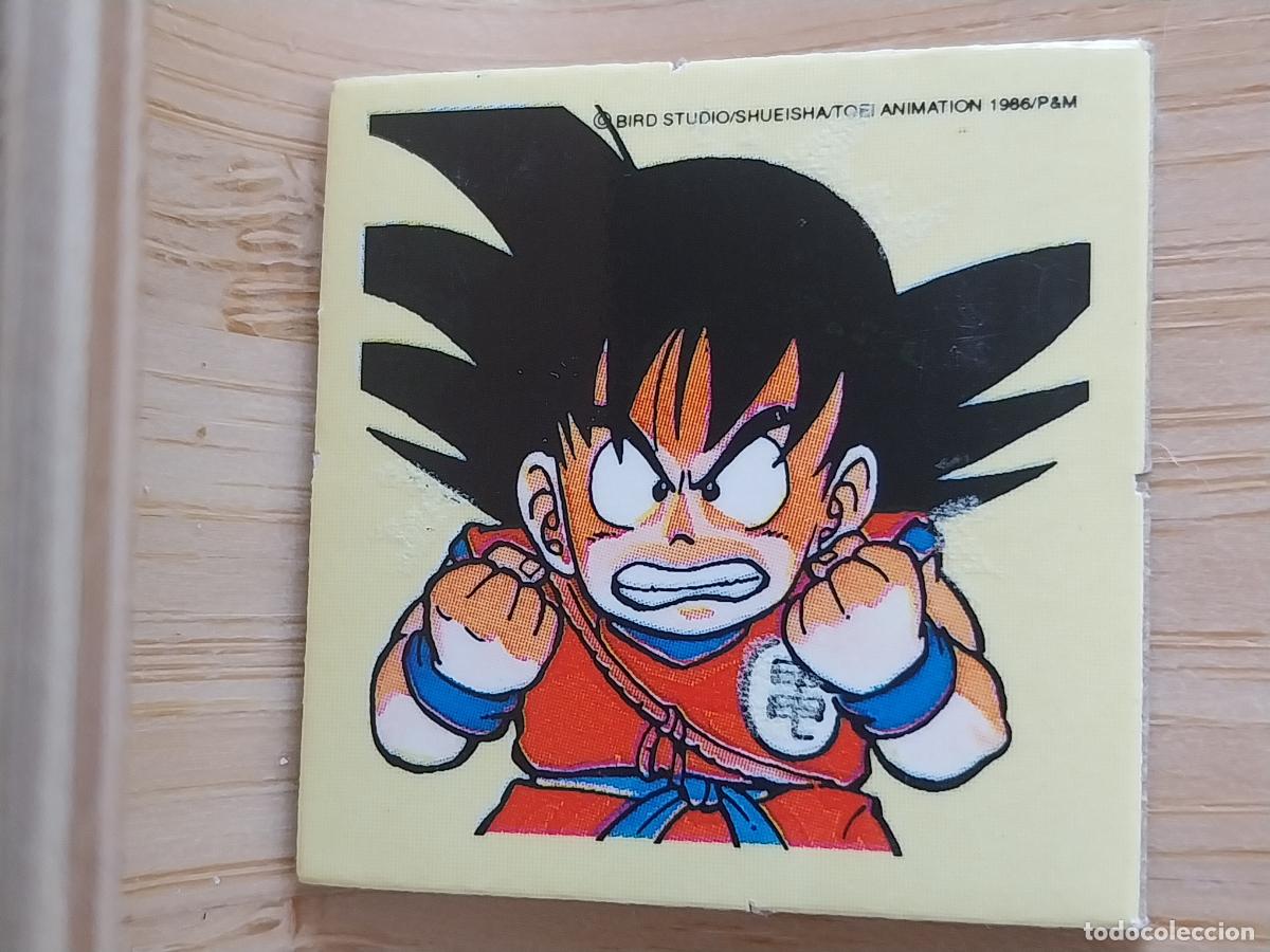 Coleccionismo Cromos antiguos: DRAGON BALL A&Ntilde;O 1986 FOSFOCROMO MATUTANO SON GOKU * CROMO RECUPERADO 3CMS ORIGINAL TOEI