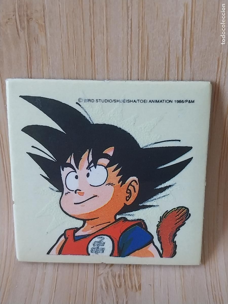 Coleccionismo Cromos antiguos: DRAGON BALL A&Ntilde;O 1986 FOSFOCROMO MATUTANO SON GOKU .. CROMO RECUPERADO 3CMS ORIGINAL TOEI