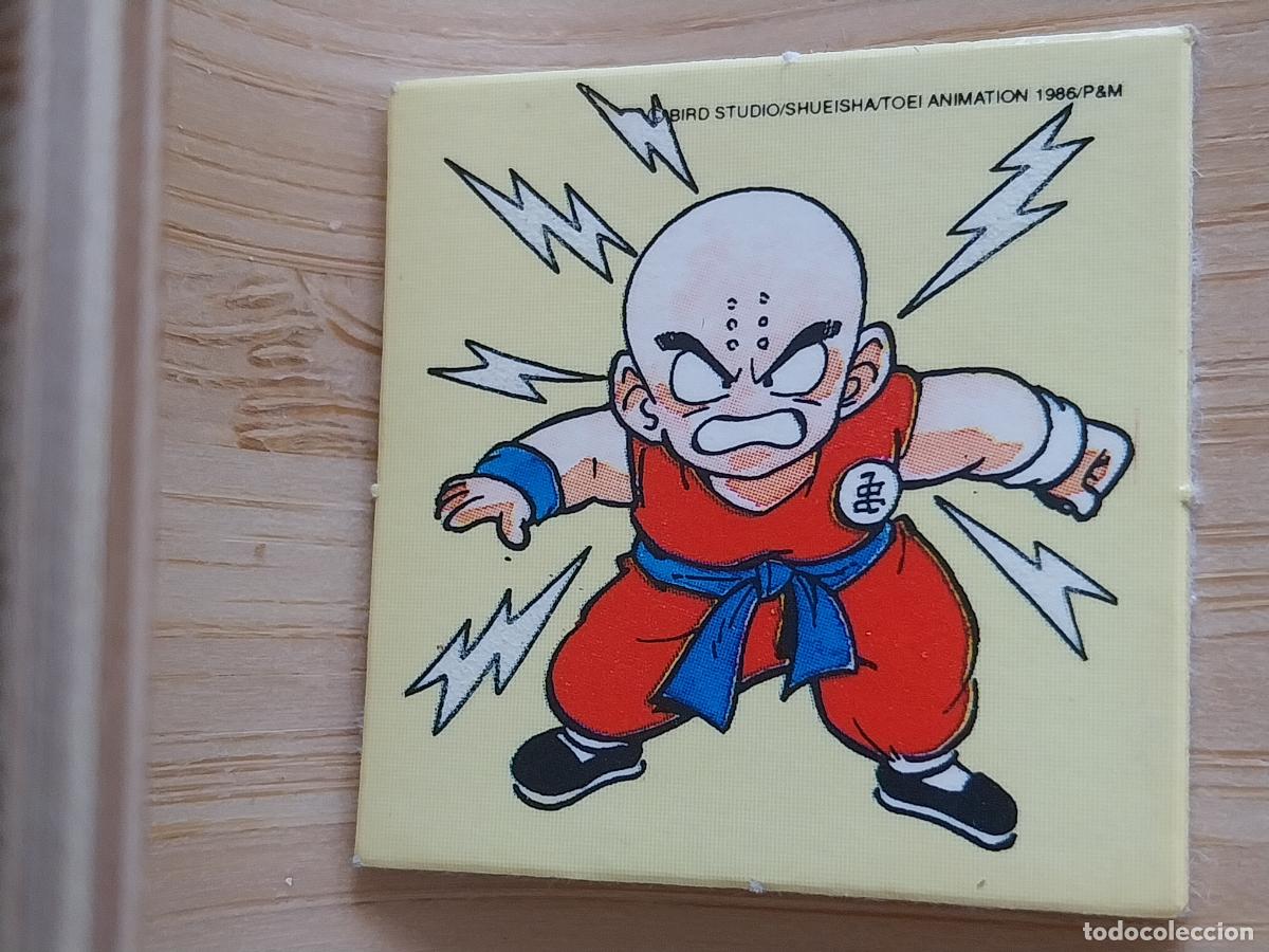Coleccionismo Cromos antiguos: DRAGON BALL A&Ntilde;O 1986 FOSFOCROMO MATUTANO KRILLIN .. CROMO RECUPERADO 3CMS ORIGINAL TOEI