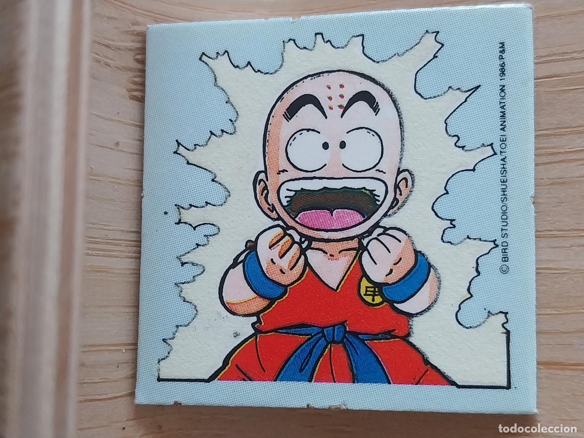 Coleccionismo Cromos antiguos: DRAGON BALL A&Ntilde;O 1986 FOSFOCROMO MATUTANO KRILLIN . CROMO RECUPERADO 3CMS ORIGINAL TOEI
