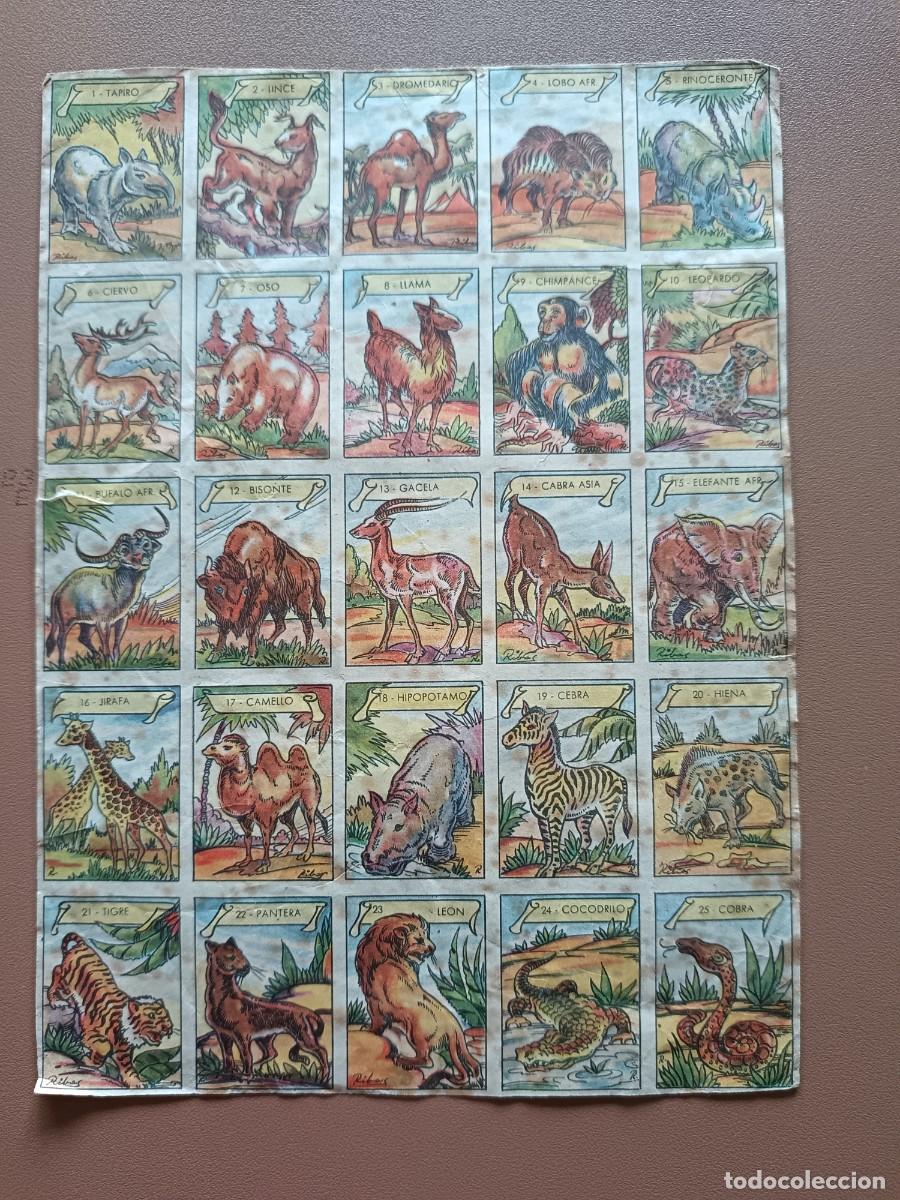 Coleccionismo Cromos antiguos: L&Aacute;MINA CON 25 CROMOS CONSECUTIVOS