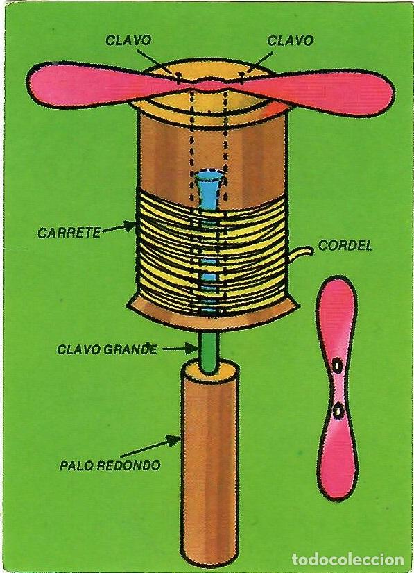 Coleccionismo Cromos antiguos: Cromo del album El libro de los juegos Bimbo: Juguemos a hacer juguetos, n&ordm; 12 - Nuevo, nunca pegado
