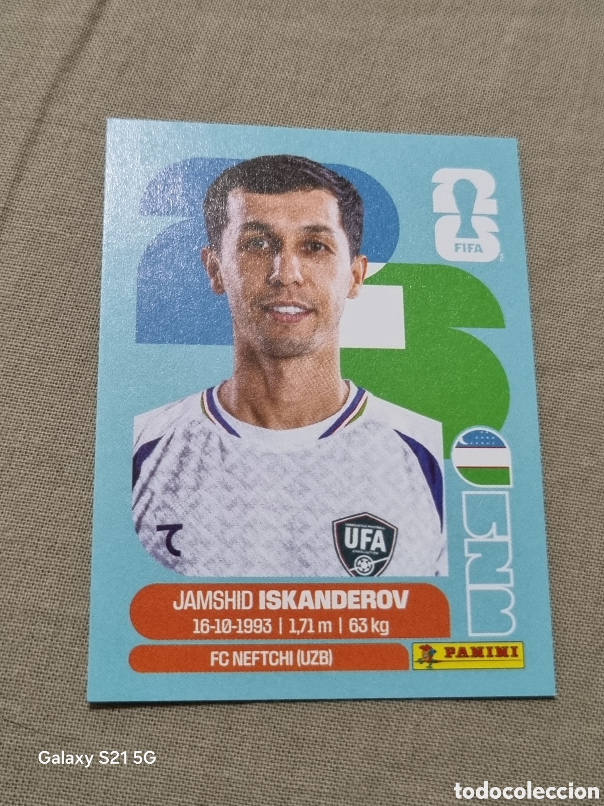 Coleccionismo Cromos antiguos: 12 - ISKANDEROV , UZBEKIST&Aacute;N FIFA WORLD CUP 2026