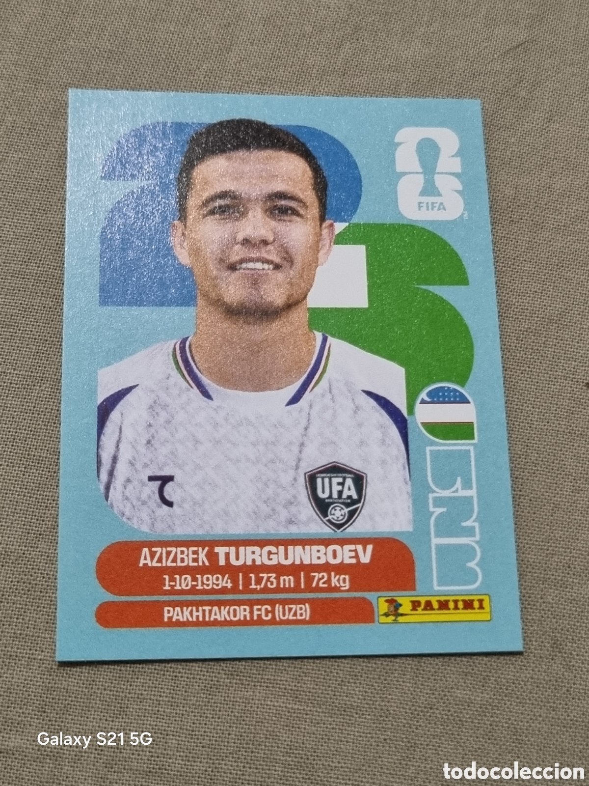 Coleccionismo Cromos antiguos: 14 - TURGUNBOEV , UZBEKIST&Aacute;N FIFA WORLD CUP 2026