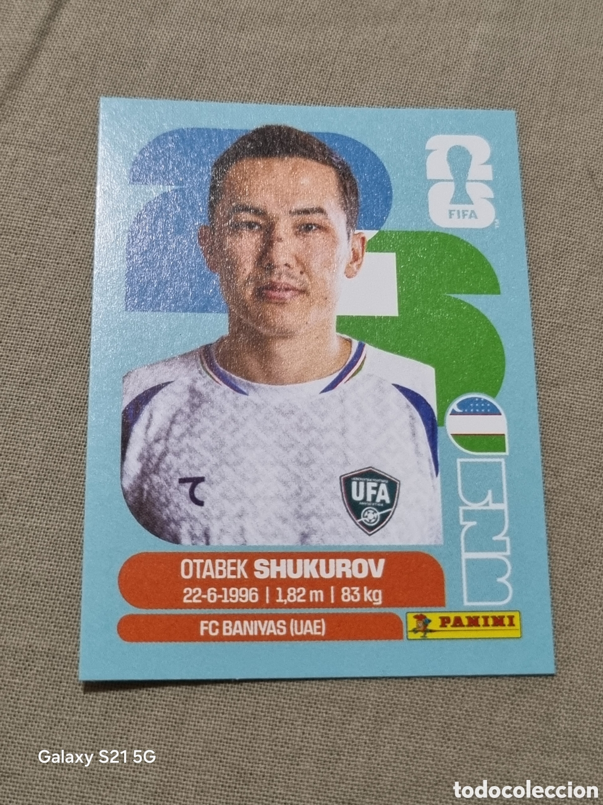 Coleccionismo Cromos antiguos: 11 - SHUKUROV , UZBEKIST&Aacute;N FIFA WORLD CUP 2026