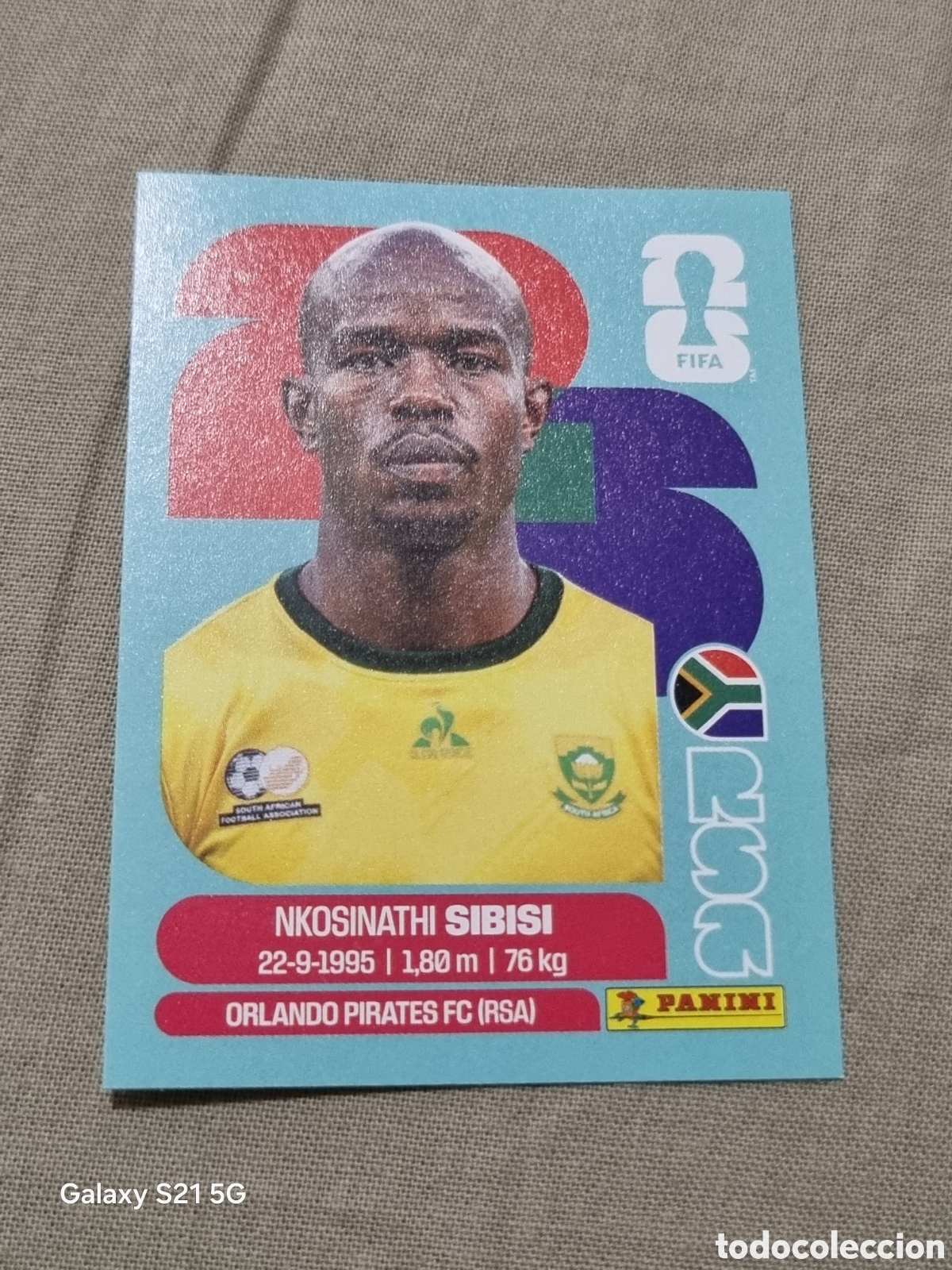 Coleccionismo Cromos antiguos: 10 - SIBISI , SUD&Aacute;FRICA FIFA WORLD CUP 2026