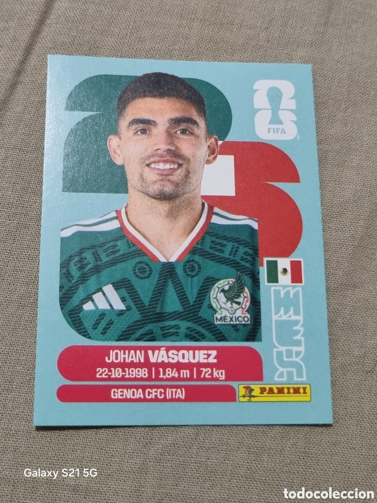 Coleccionismo Cromos antiguos: 3 - V&Aacute;ZQUEZ, M&Eacute;XICO FIFA WORLD CUP 2026