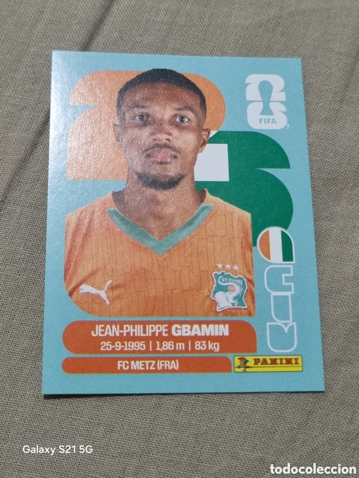 Coleccionismo Cromos antiguos: 14 - GBAMIN , COSTA DE MARFIL FIFA WORLD CUP 2026