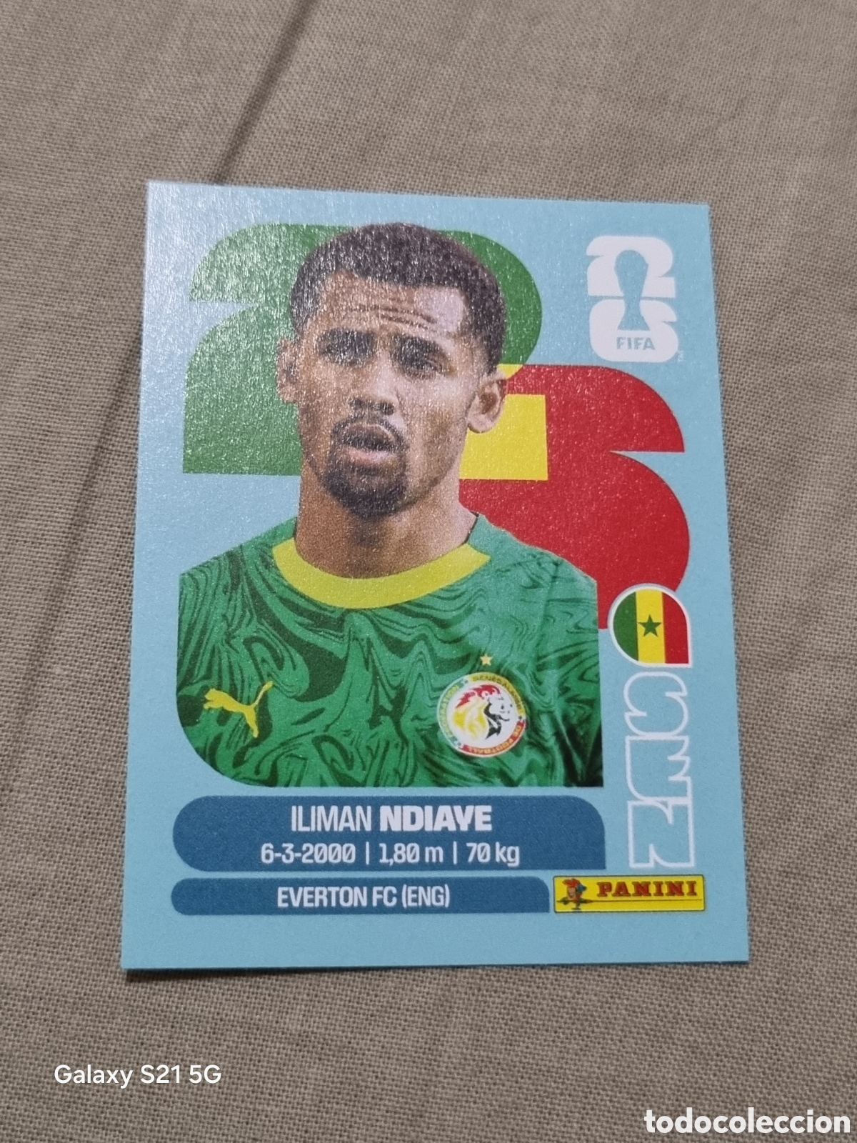 Coleccionismo Cromos antiguos: 18 - NDIAVE , SENEGAL FIFA WORLD CUP 2026