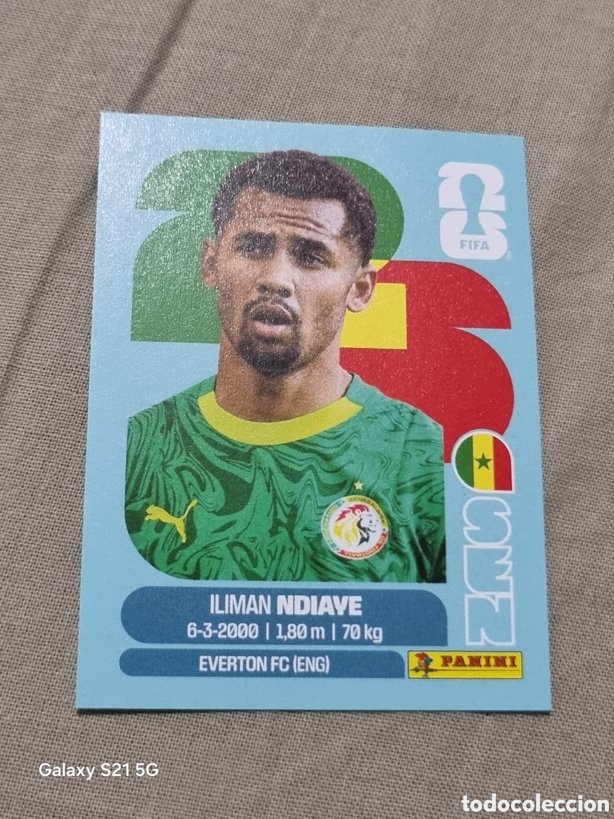Coleccionismo Cromos antiguos: 18 - NDIAVE , SENEGAL FIFA WORLD CUP 2026