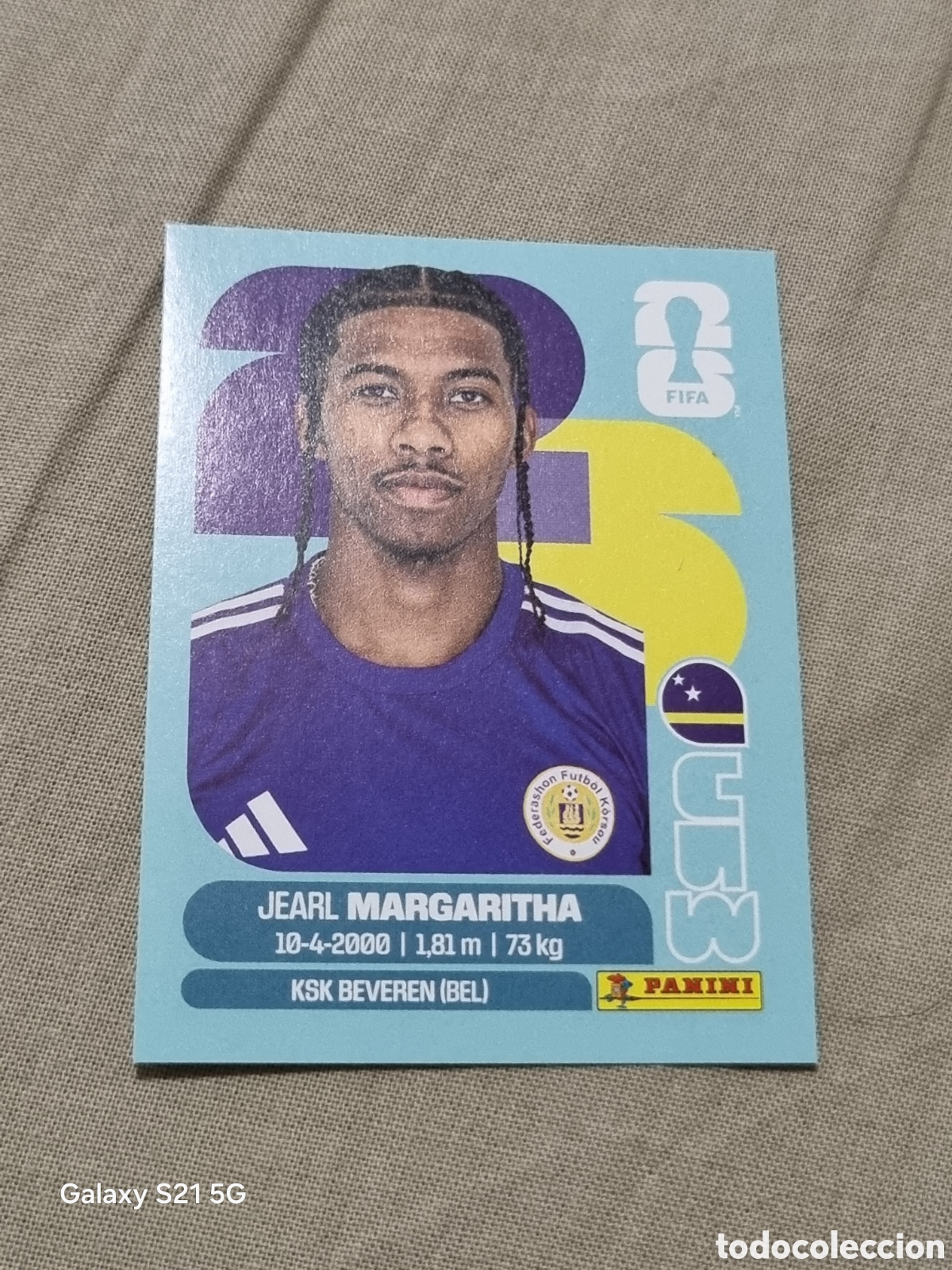 Coleccionismo Cromos antiguos: 16 - MARGARITHA , CURACAO FIFA WORLD CUP 2026