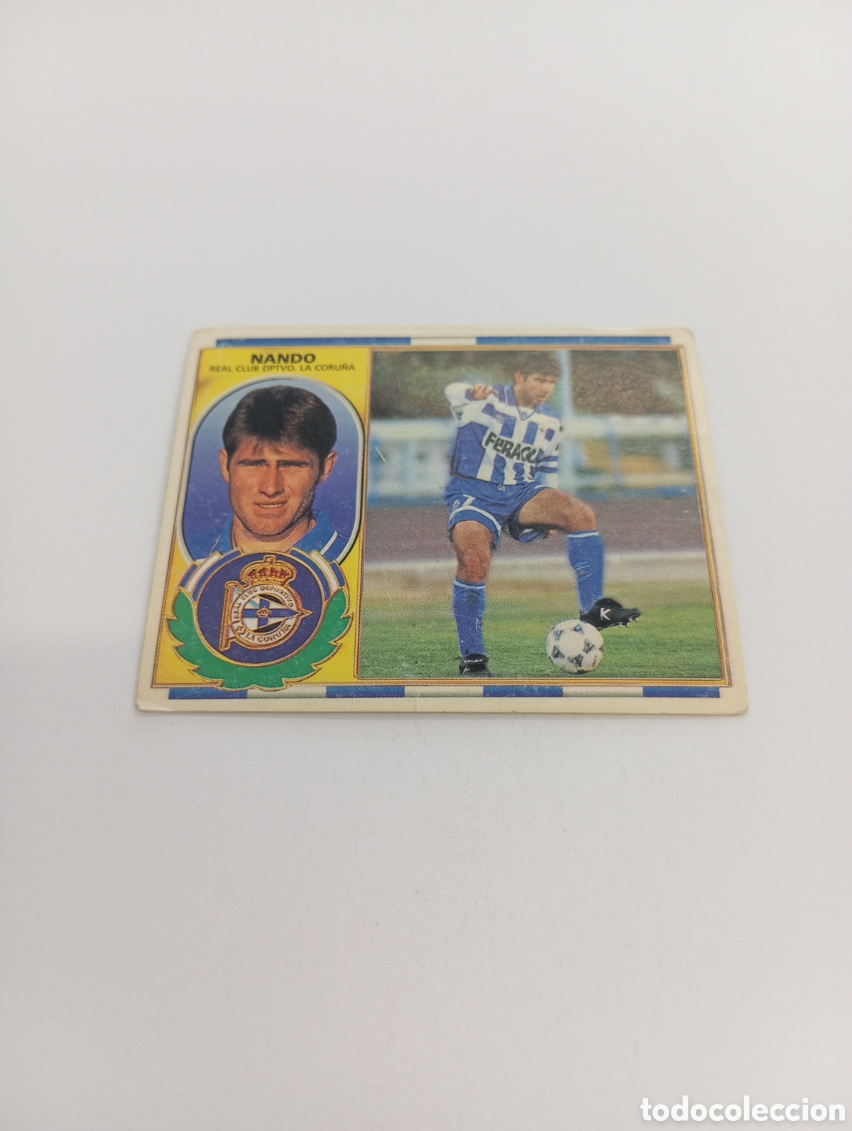 Coleccionismo Cromos antiguos: NANDO Deportivo Liga Este 1996 1997 PANINI 96 97