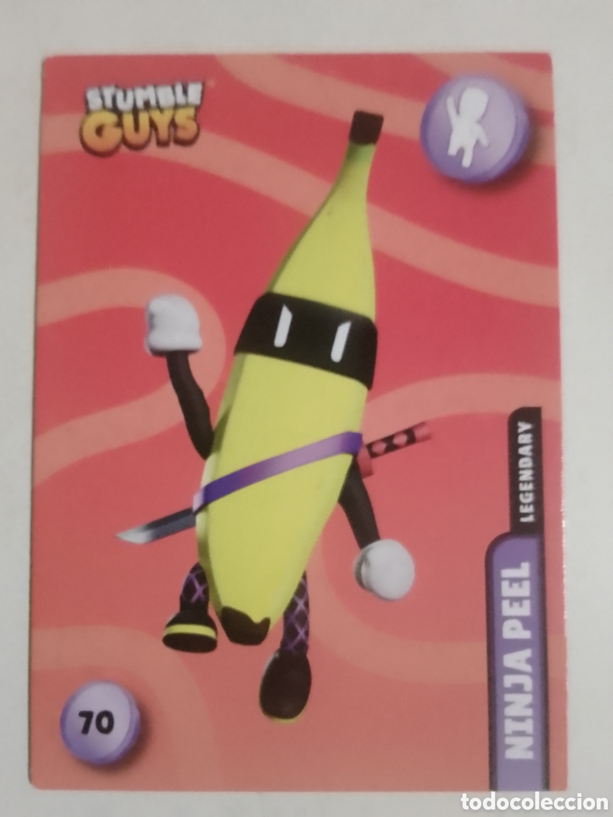 Coleccionismo Cromos antiguos: Panini STUMBLE GUYS n&deg; 70 NINJA PEEL.