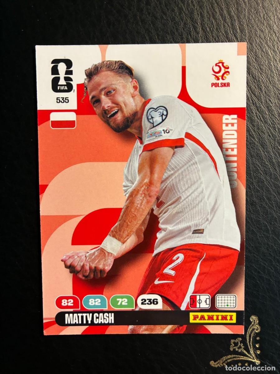 Coleccionismo Cromos antiguos: 535 MATTY CASH POLAND POLONIA CONTENDER FIFA WORLD CUP ADRENALYN MUNDIAL 2026 26 PANINI