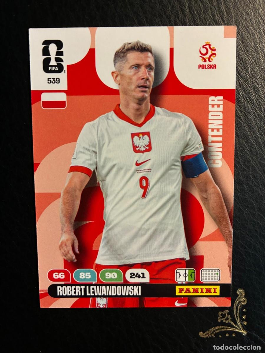 Coleccionismo Cromos antiguos: 539 ROBERT LEWANDOWSKI POLAND POLONIA CONTENDER FIFA WORLD CUP ADRENALYN MUNDIAL 2026 26 PANINI