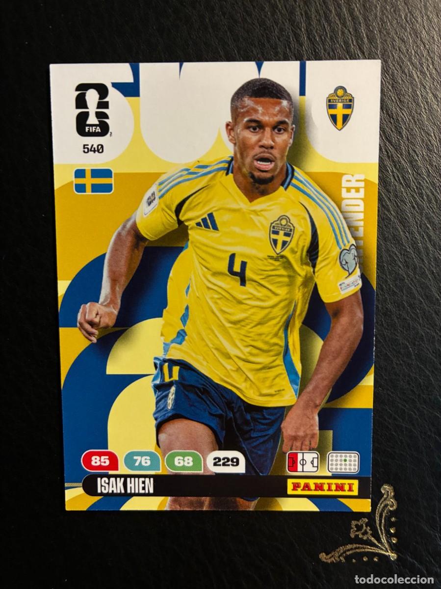 Collectable Antique Stickers: 540 ISAK HIEN SUECIA CONTENDER FIFA WORLD CUP ADRENALYN MUNDIAL 2026 26 PANINI