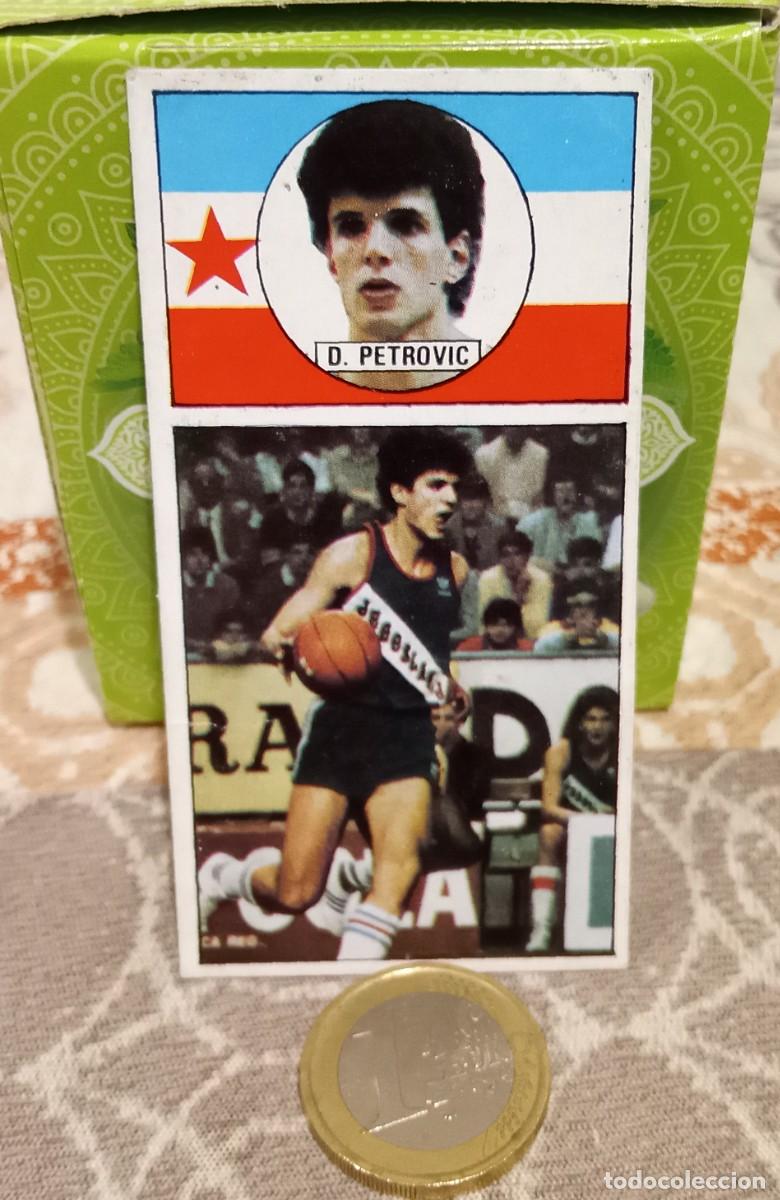 Collectable Antique Stickers: CROMO TARJETA DRAZEN PETROVIC YUGOSLAVIA #141 J. MERCHANTE CONVERSE PREFACE ESPA&Ntilde;A 1986 DESPEGADO