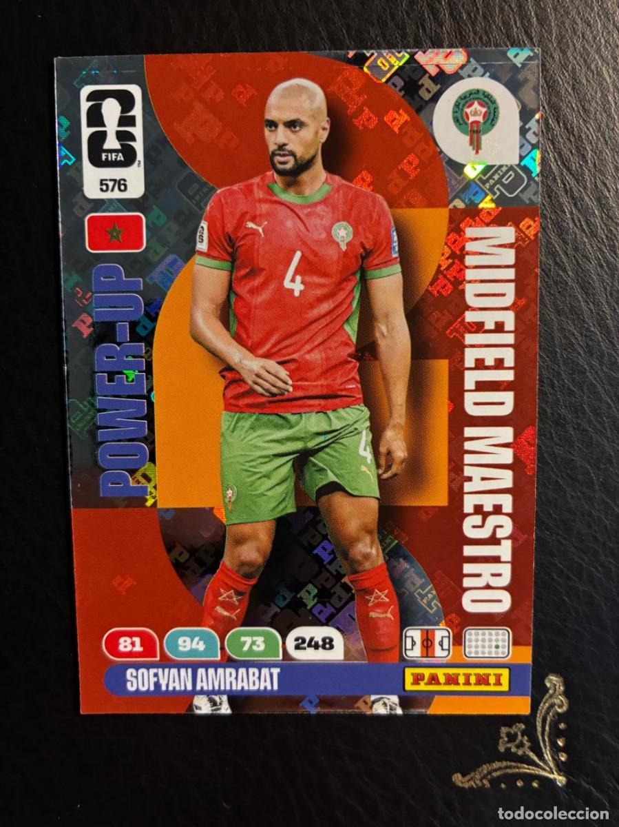 Coleccionismo Cromos antiguos: 576 SOFYAN AMRABAT MARRUECOS MIDFIELD MAESTRO FIFA WORLD CUP ADRENALYN MUNDIAL 2026 26 PANINI