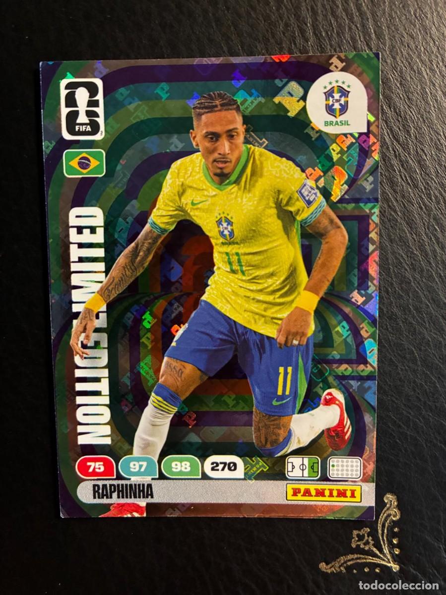 Coleccionismo Cromos antiguos: RAPHINHA EDICION LIMITADA LIMITED EDITION FIFA WORLD CUP ADRENALYN MUNDIAL 2026 26 PANINI