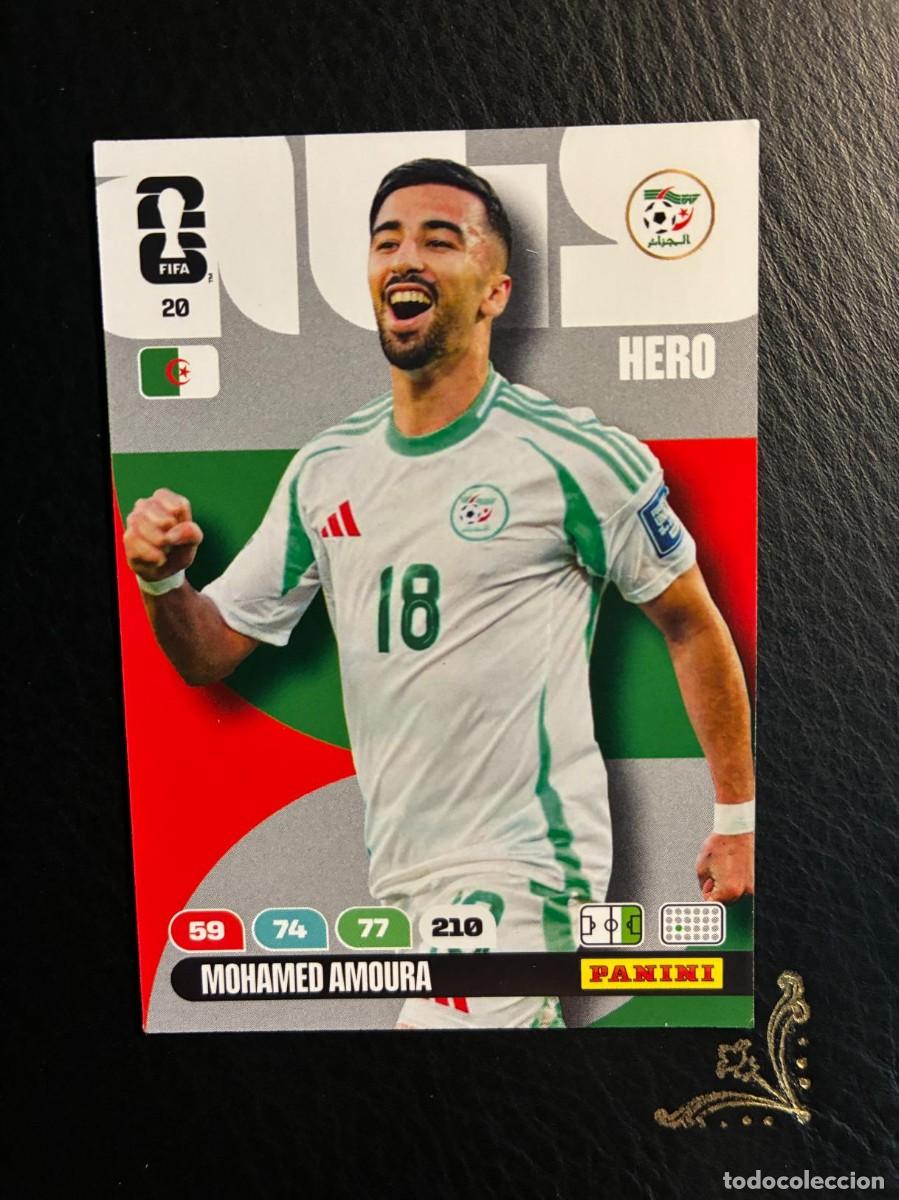 Collezionismo Figurine antiche: 20 MOHAMED AMOURA ARGELIA FIFA WORLD CUP ADRENALYN MUNDIAL 2026 26 PANINI