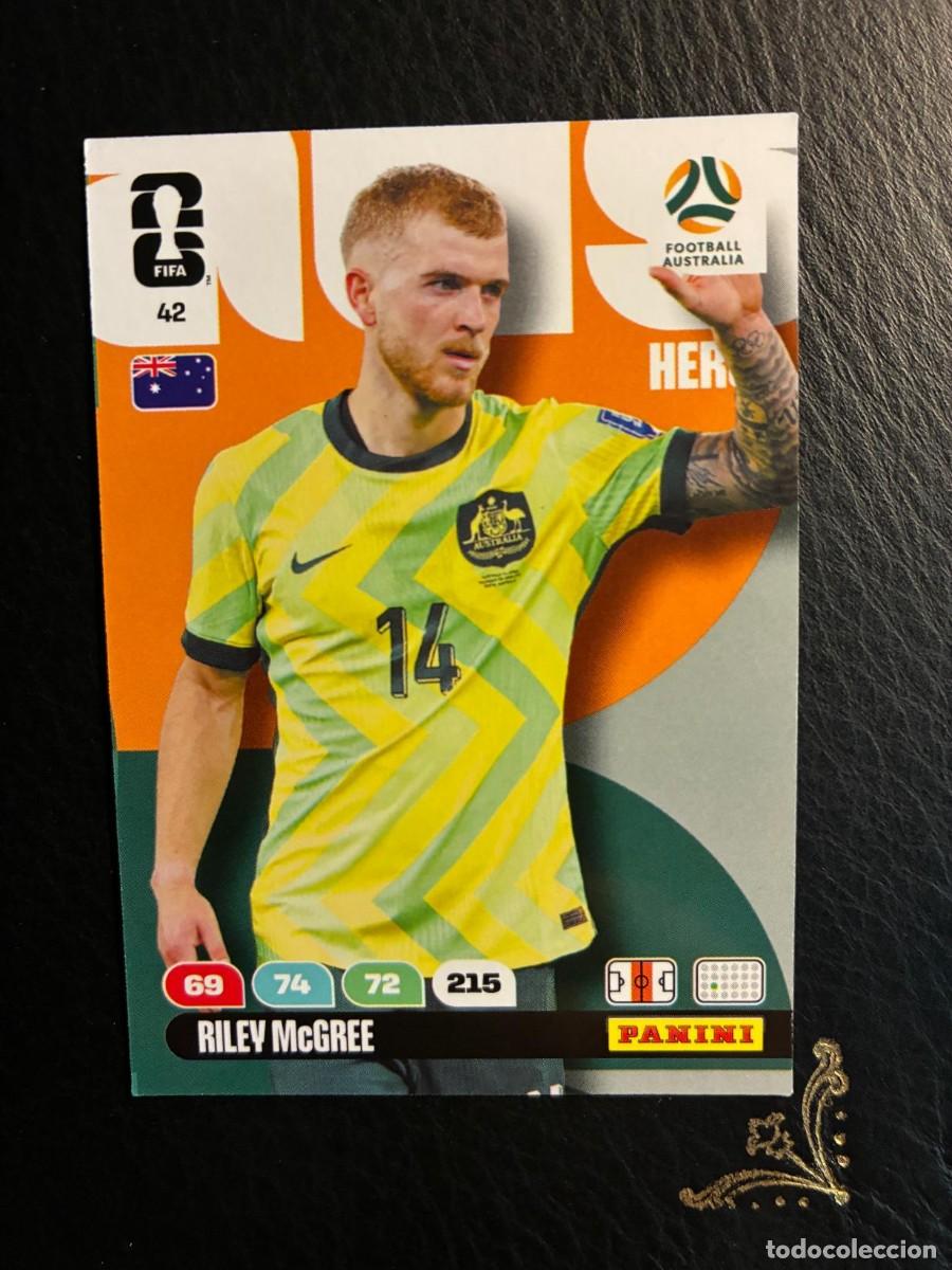 Collezionismo Figurine antiche: 42 RILEY MCGREE AUSTRALIA FIFA WORLD CUP ADRENALYN MUNDIAL 2026 26 PANINI
