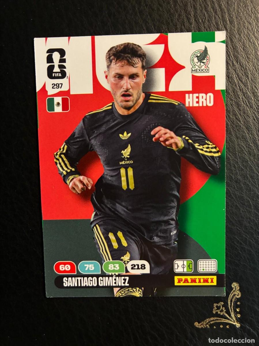 Coleccionismo Cromos antiguos: 297 SANTIAGO GIMENEZ MEXICO FIFA WORLD CUP ADRENALYN MUNDIAL 2026 26 PANINI