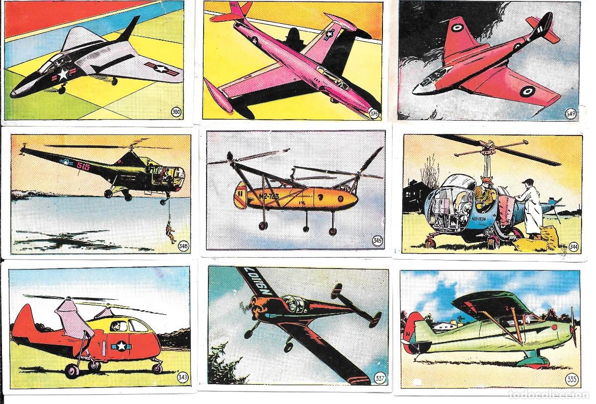 Coleccionismo Cromos antiguos: i&ntilde;i LOTE 82 CROMOS AVIACI&Oacute;N DE 1900 A 1950 CLIPPER 1952 roble