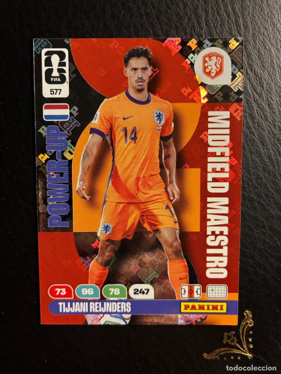 Coleccionismo Cromos antiguos: 577 REIJNDERS PAISES BAJOS HOLANDA MIDFIELD MESTRO FIFA WORLD CUP ADRENALYN MUNDIAL 2026 26 PANINI