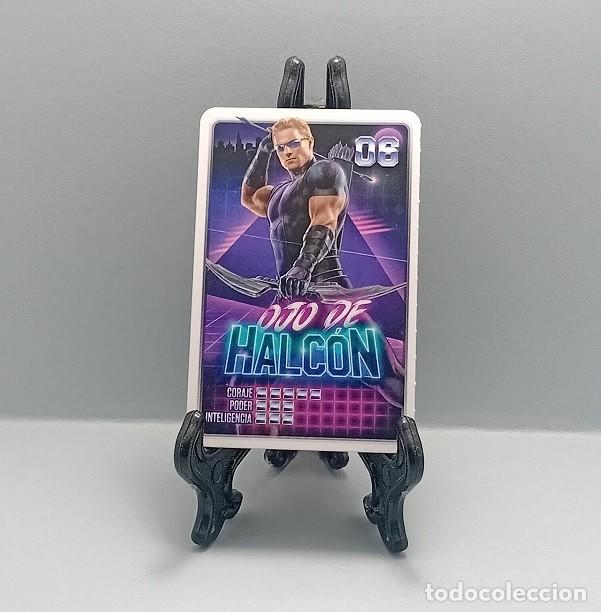 Coleccionismo Cromos antiguos: N&ordm; 6 OJO DE HALC&Oacute;N DESCUBRE TU PODER! MARVEL CROMO CARTA CARD CARREFOUR 2022 SUPER H&Eacute;ROES C&Oacute;MIC