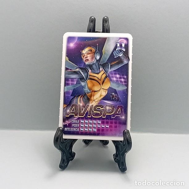 Coleccionismo Cromos antiguos: N&ordm; 11 AVISPA DESCUBRE TU PODER! MARVEL CROMO CARTA CARD CARREFOUR 2022 SUPER H&Eacute;ROES C&Oacute;MIC