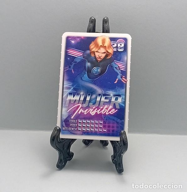 Coleccionismo Cromos antiguos: N&ordm; 29 MUJER INVISIBLE DESCUBRE TU PODER! MARVEL CROMO CARTA CARD CARREFOUR 2022 SUPER H&Eacute;ROES C&Oacute;MIC