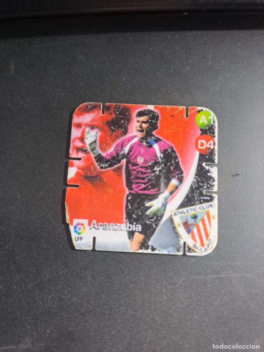 Coleccionismo Cromos antiguos: TAZO CUADRADO ARANZUBIA ATHLETIC CLUB DE BILBAO SHOTS TRIKS 2005 2006 05 06 GREFU LIGA GREFUSA