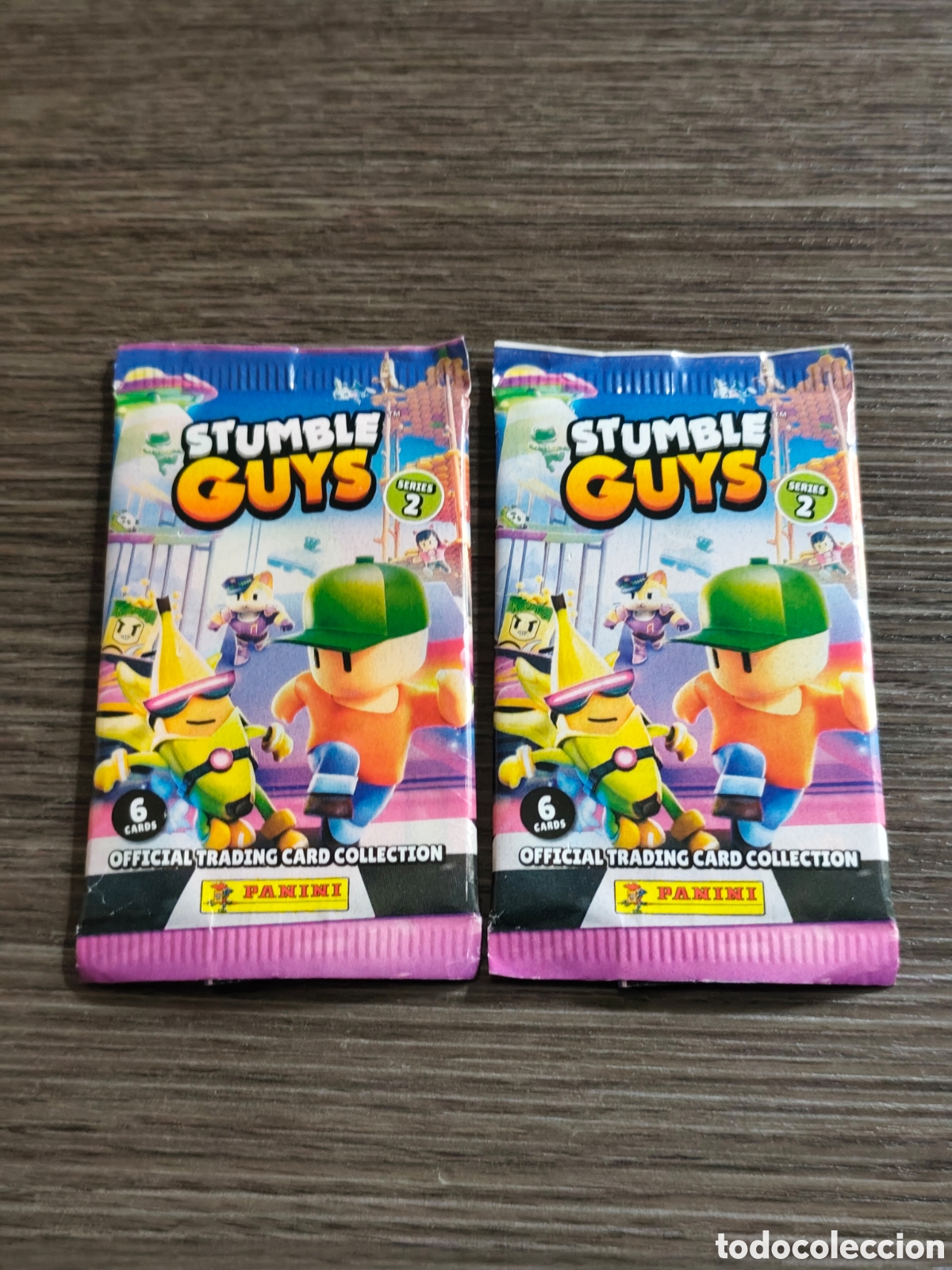 Coleccionismo Cromos antiguos: 2 sobres Stumble guys series 2