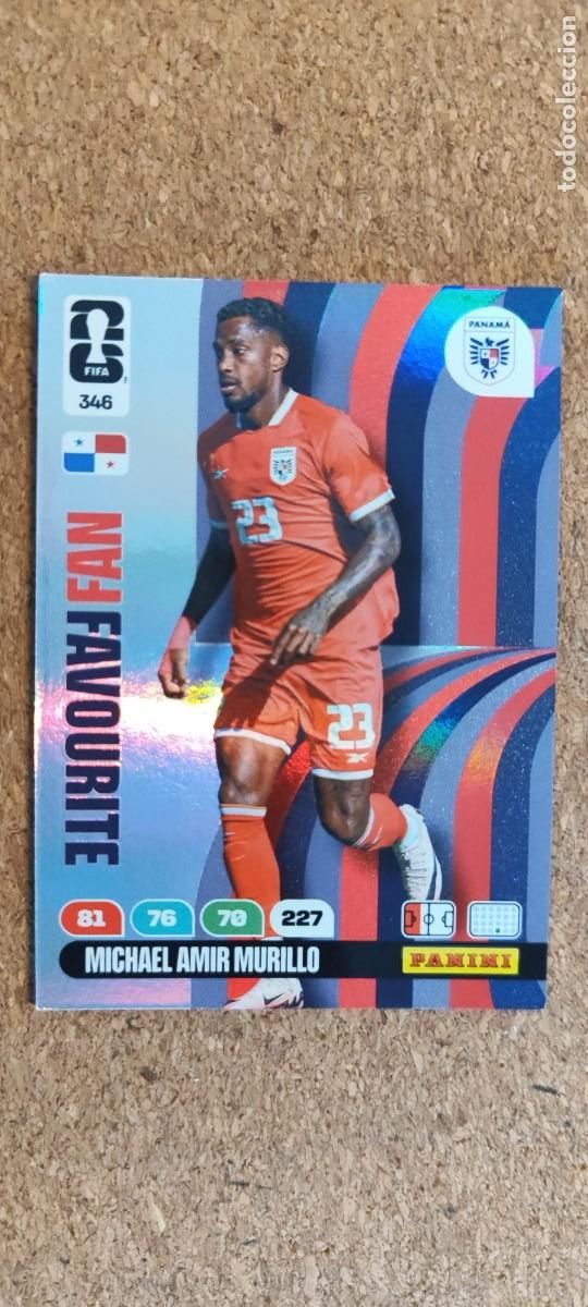Coleccionismo Cromos antiguos: ADRENALYN XL FIFA WORLD CUP 2026 CARD FAN FAVOURITE MURILLO PANAMA # 346 PANINI