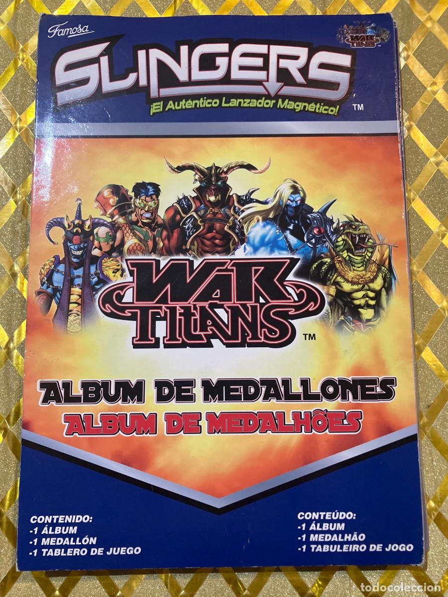 Coleccionismo Cromos antiguos: ALBUM DE FAMOSA DE SLINGERS MEDALLONES !