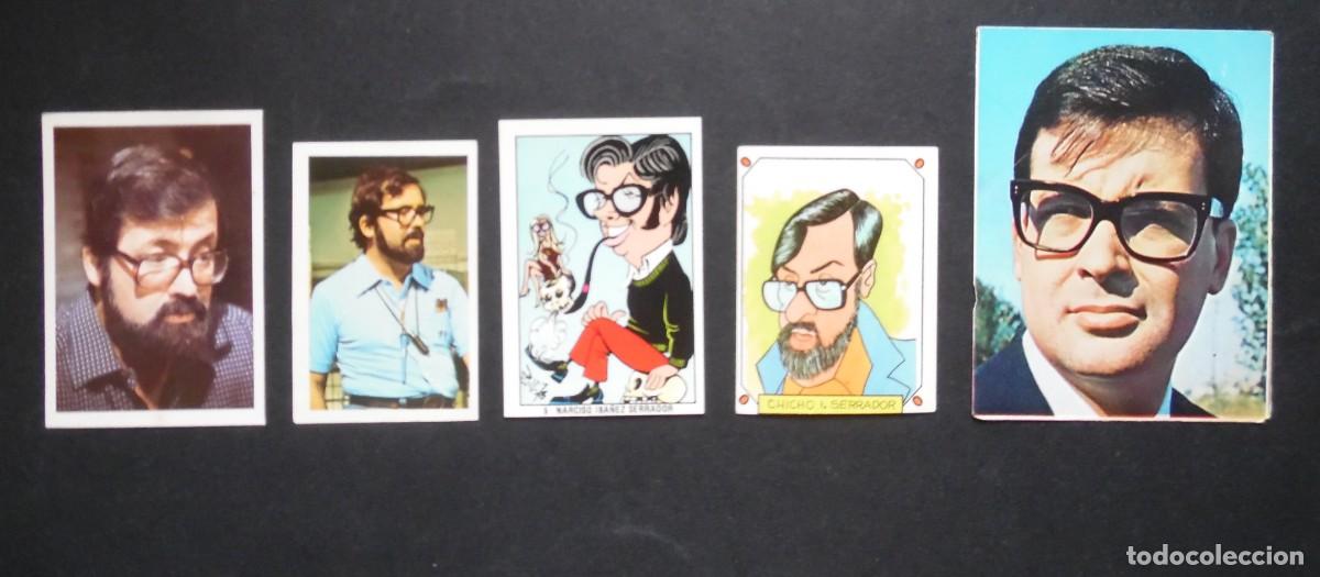 Coleccionismo Cromos antiguos: 5 cromos de Narciso Ib&aacute;&ntilde;ez Serrador de 1968, 1974, 1976, 1984, 1987, Seix Barral, Ros,Ediciones Este
