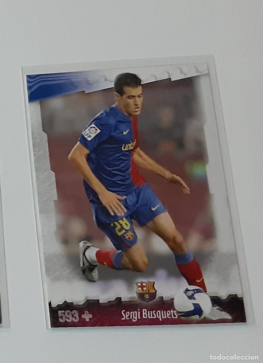 Coleccionismo Cromos antiguos: Mundicromo 08 09 busquets 593 barcelona