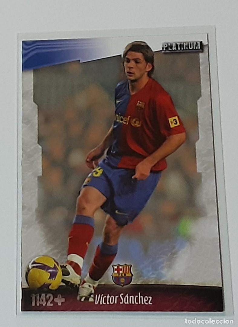Coleccionismo Cromos antiguos: Mundicromo 08 09 victor S&aacute;nchez 1142 barcelona