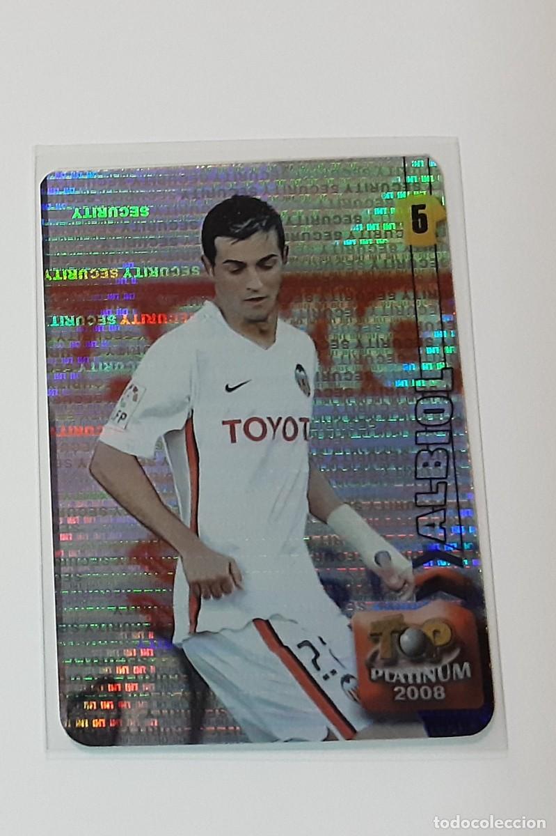 Coleccionismo Cromos antiguos: Mundicromo 07 08 albiol Valencia top platinum 2008 security vertical 687