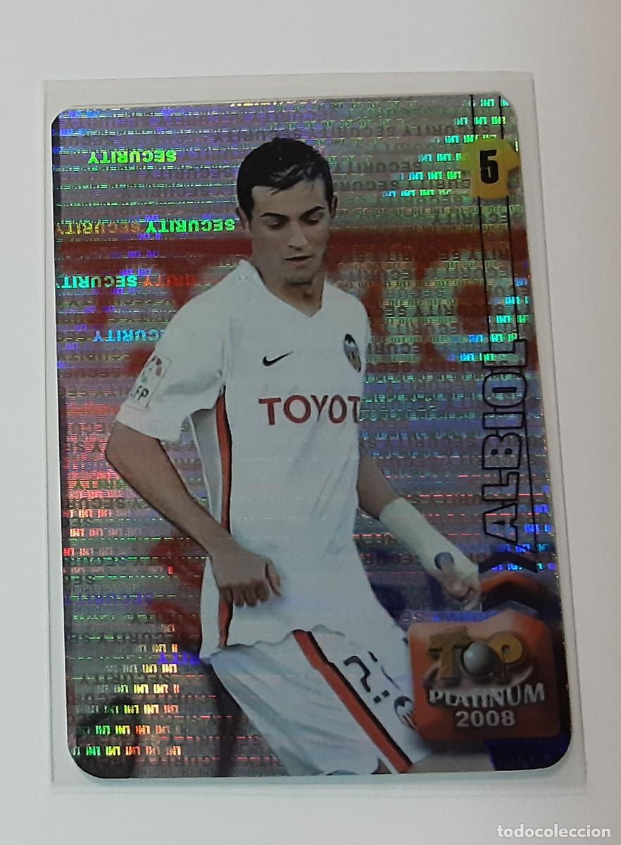 Coleccionismo Cromos antiguos: Mundicromo 07 08 albiol Valencia top platinum 2008 security horizontal 687