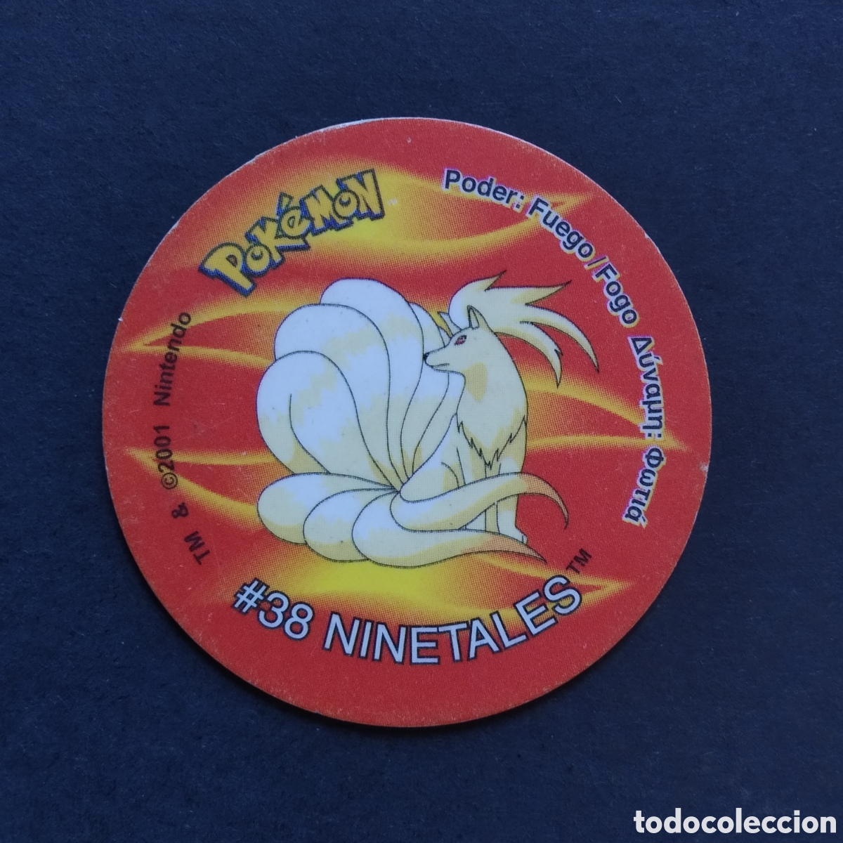Coleccionismo Cromos antiguos: TAZO - N&ordm; 075 - #38 NINETALES - POKEMON TAZO 2 - MATUTANO - A&Ntilde;O 2001